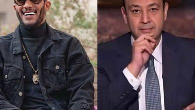 عمرو أديب ومحمد رمضان