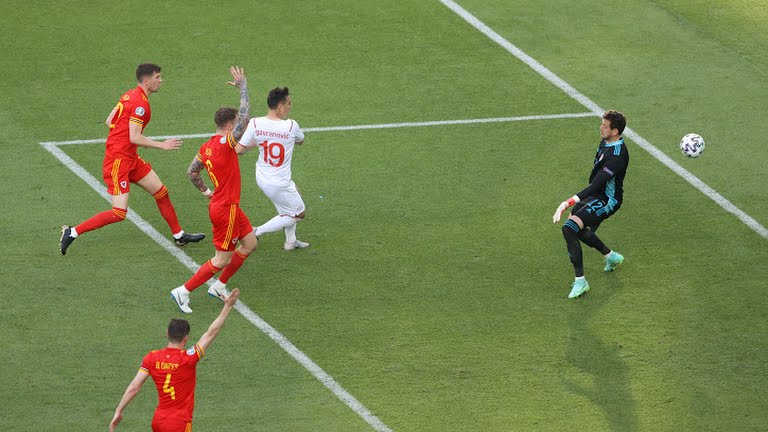 نتائج مباريات يورو 2020 اليوم.. التعادل الإيجابي يحسم مباراة ويلز وسويسرا
