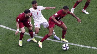 منتخب قطر والبحرين