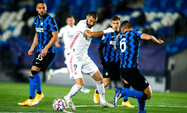 ريال مدريد مع إنتر ميلان