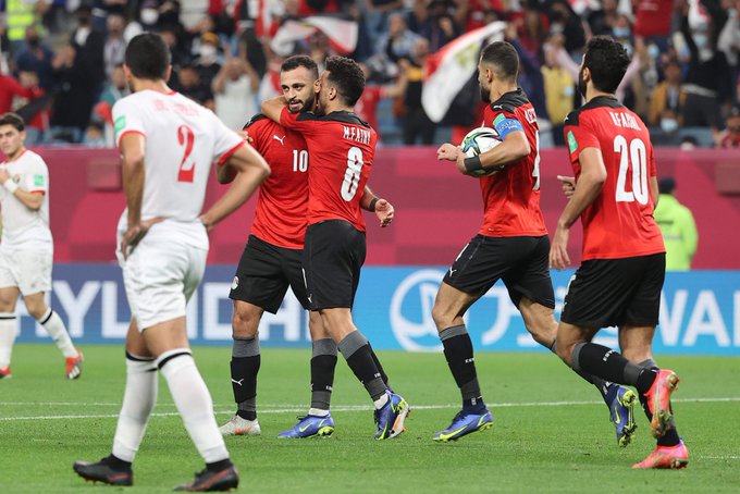 منتخب مصر يعبر الاردن ويتأهل إلى نصف نهائي كأس العرب