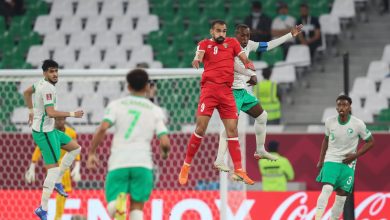 منتخب السعودية ومنتخب الأردن