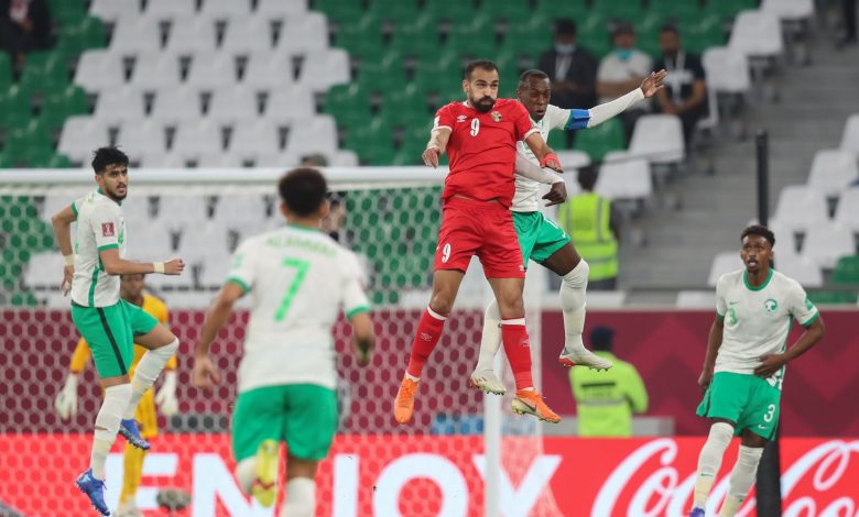 منتخب السعودية ومنتخب الأردن
