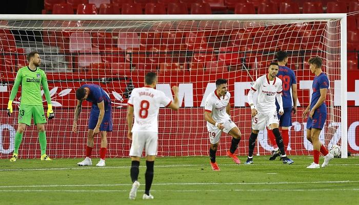 مباراة أتليتكو مدريد ضد إشبلية