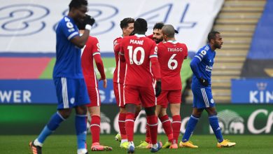 مباراة ليفربول ضد ليستر سيتي