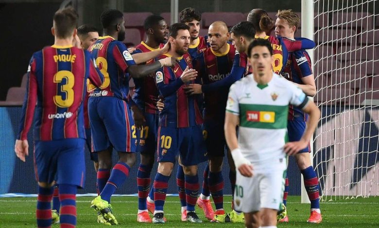 مباراة برشلونة ضد إلتشي 