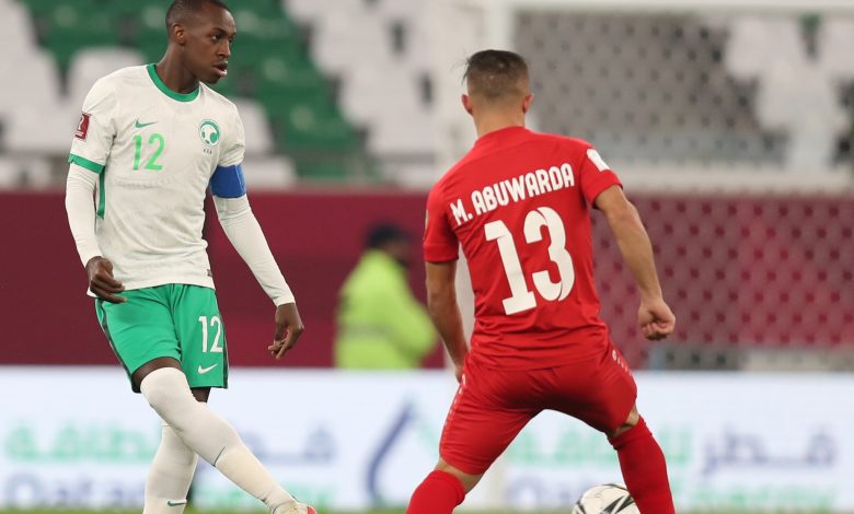منتخب السعودية ضد فلسطين