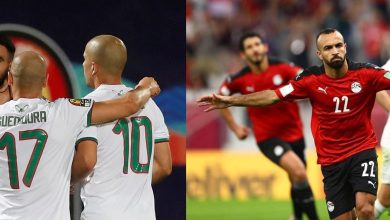 منتخب مصر والجزائر