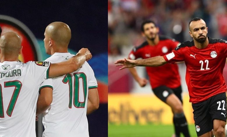 منتخب مصر والجزائر