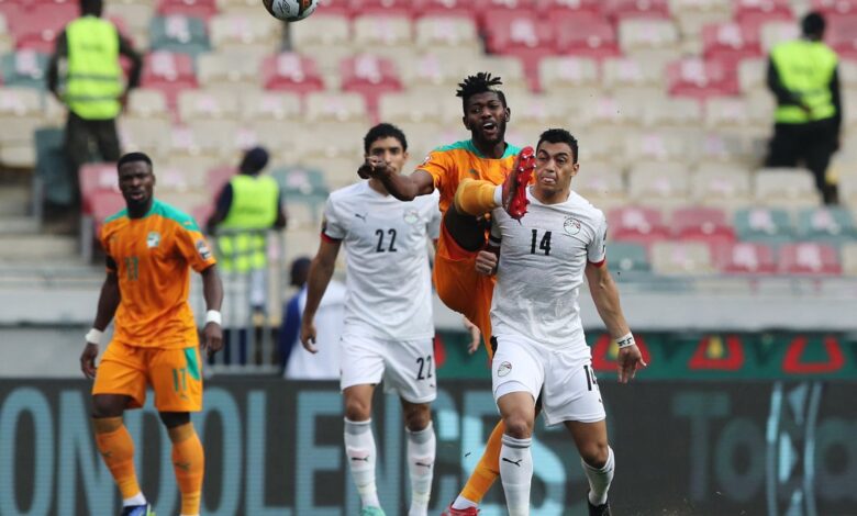 مباراة منتخب مصر مع كوت ديفوار