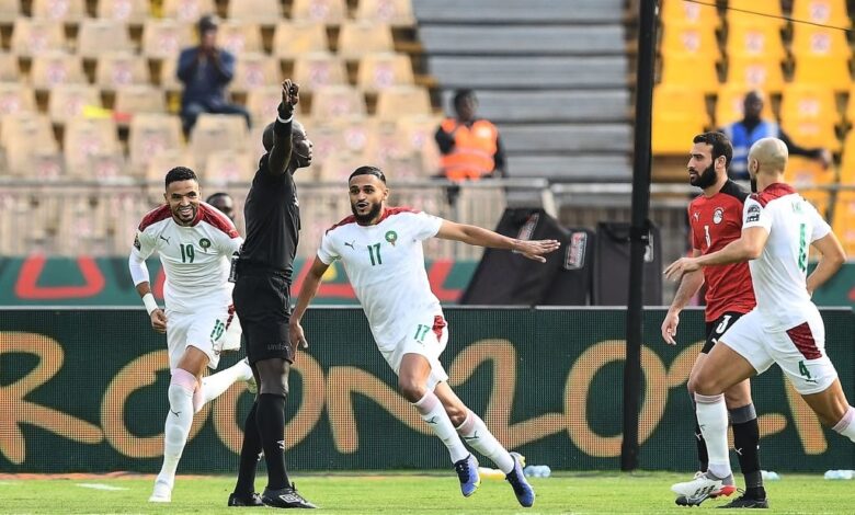 مباراة منتخب مصر والمغرب