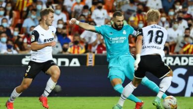 مباراة ريال مدريد ضد فالنسيا