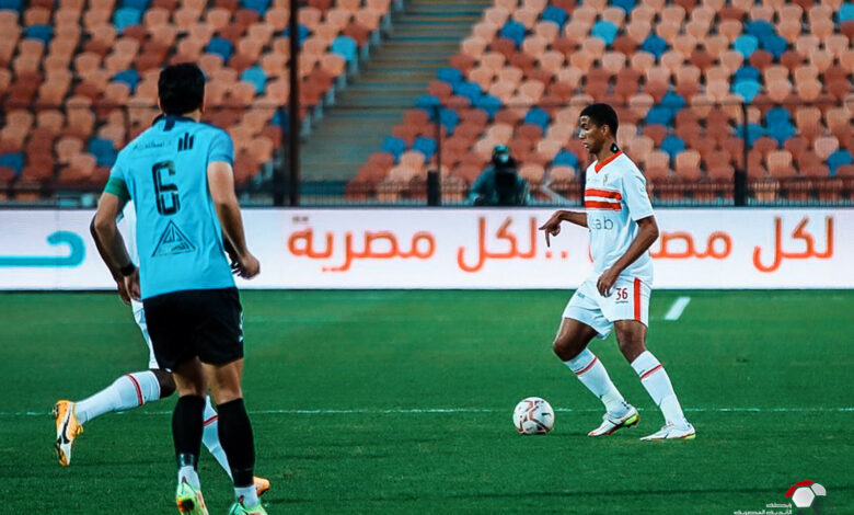 مباراة الزمالك مع غزل المحلة