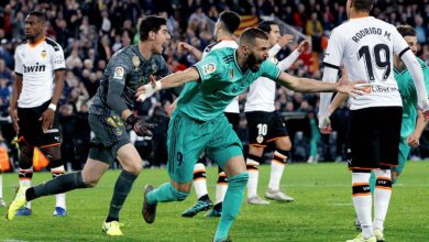 مباراة ريال مدريد ضد فالنسيا