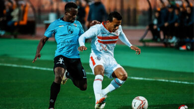 مباراة الزمالك مع غزل المحلة