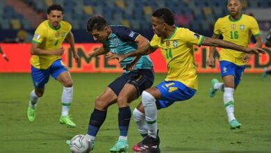 مباراة منتخب البرازيل مع الإكوادور
