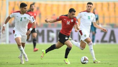 مباراة منتخب مصر والمغرب