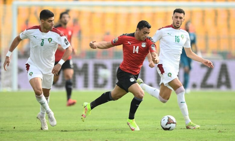 مباراة منتخب مصر والمغرب
