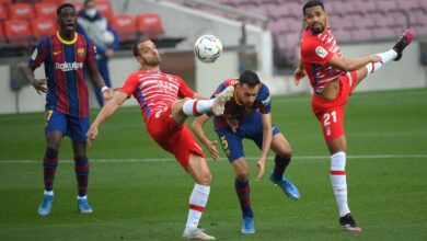 مباراة غرناطة ضد برشلونة