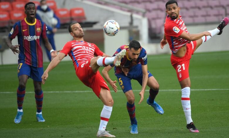 مباراة غرناطة ضد برشلونة