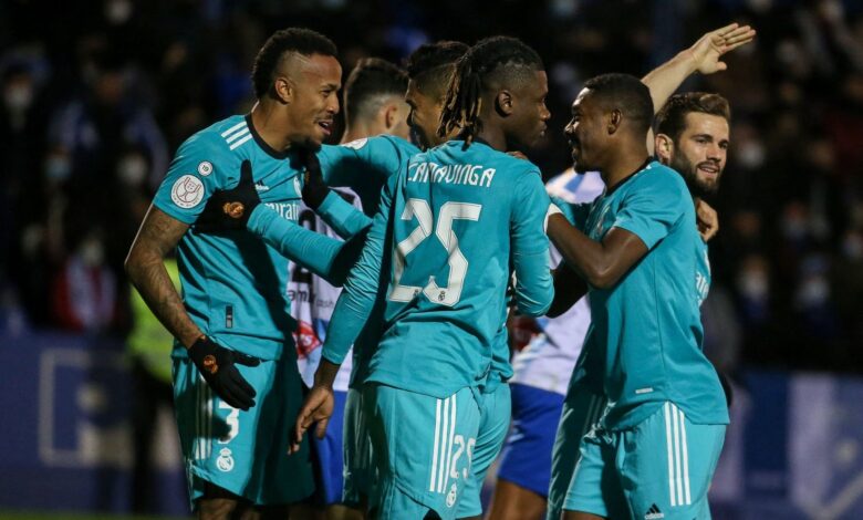 مباراة ريال مدريد مع ديبورتيفو ألكويانو