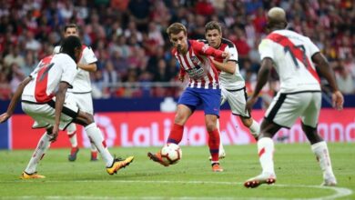 موعد مباراة أتلتيكو مدريد ضد رايو فاليكانو