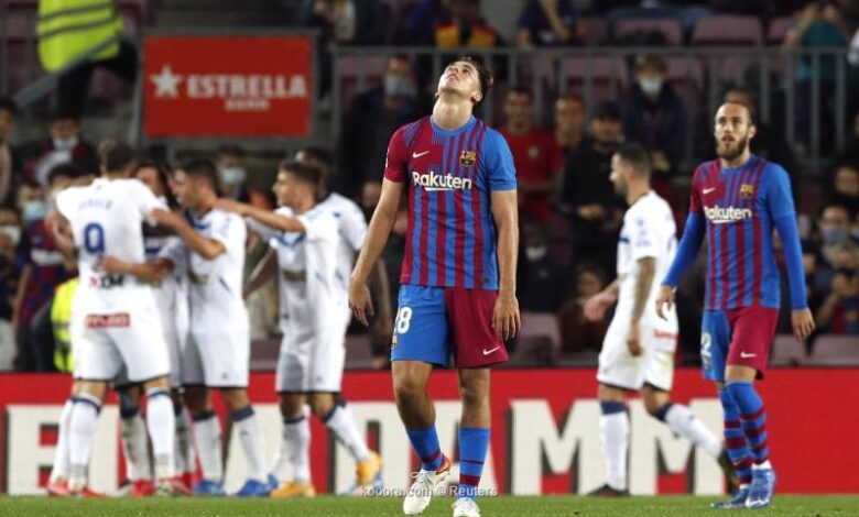 مباراة ديبورتيفو ألافيس ضد برشلونة