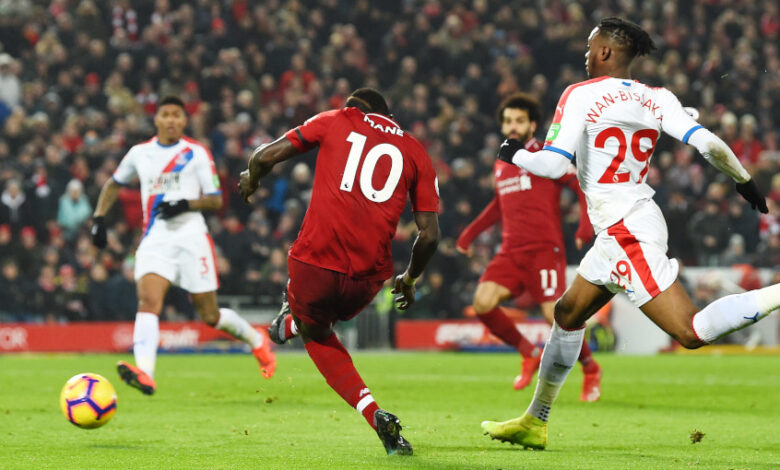 مباراة ليفربول مع كريستال بالاس
