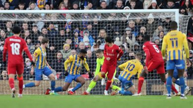 مباراة ليفربول مع شروسبري تاون
