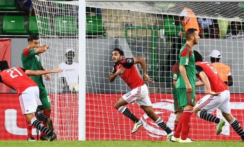 مباراة منتخب مصر مع المغرب