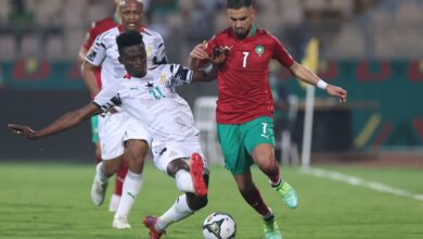 منتخب المغرب ضد غانا