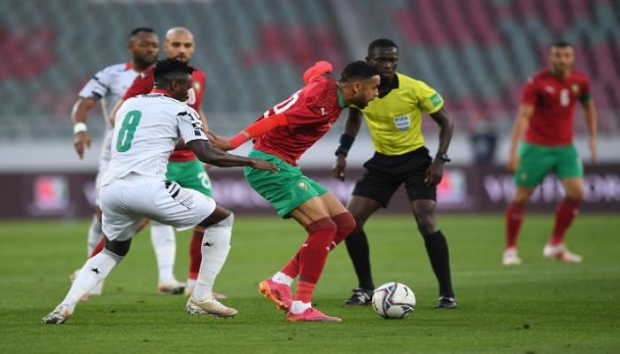 منتخب المغرب مع غانا