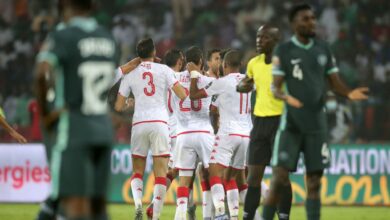 مباراة منتخب تونس مع نيجيريا