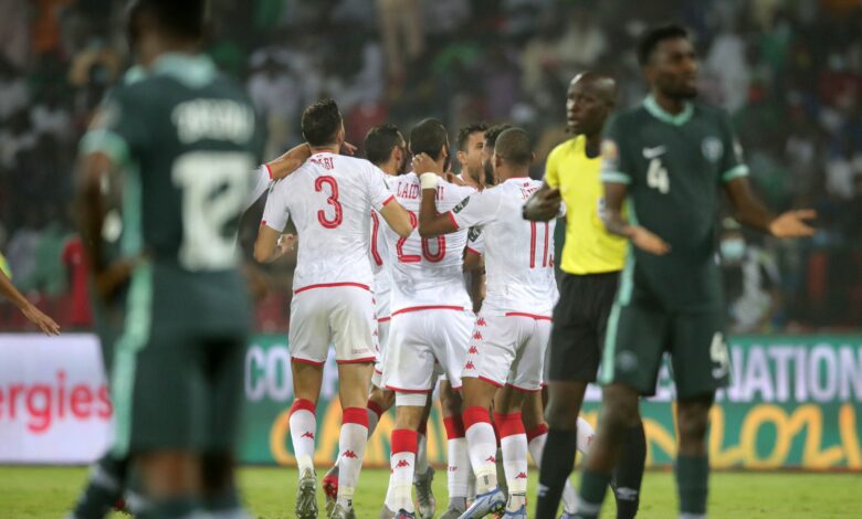 مباراة منتخب تونس مع نيجيريا