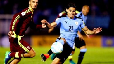 مباراة منتخب أوروجواي مع فنزويلا