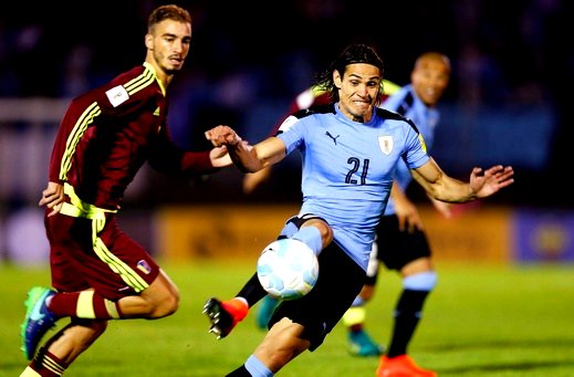 مباراة منتخب أوروجواي مع فنزويلا