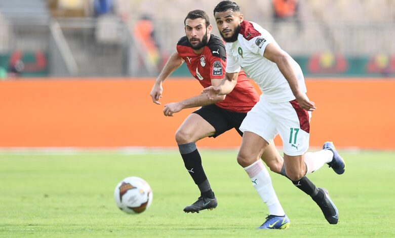 منتخب مصر ضد المغرب