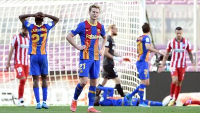 برشلونة مع أتلتيكو مدريد
