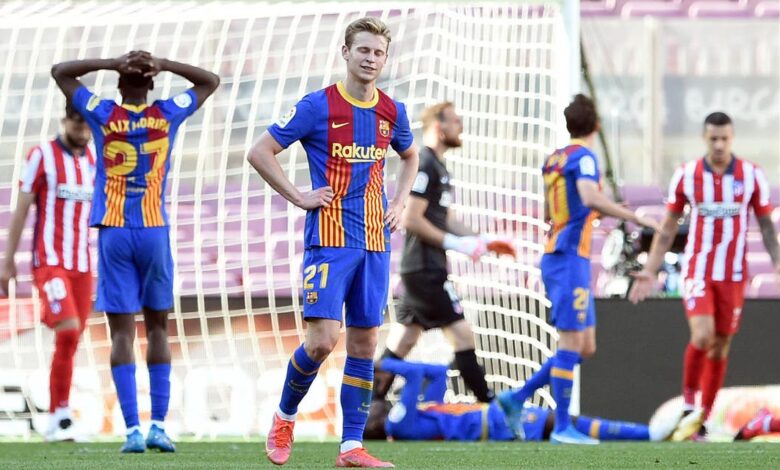 برشلونة مع أتلتيكو مدريد