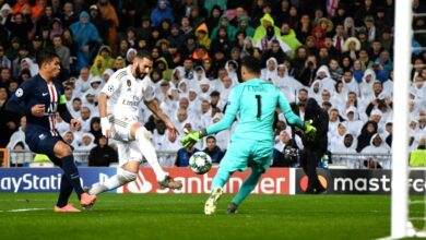 مباراة ريال مدريد و باريس سان جيرمان