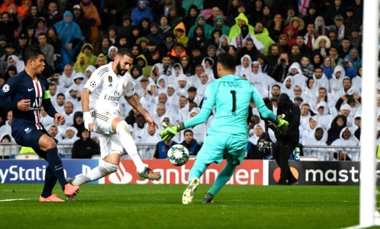 مباراة ريال مدريد و باريس سان جيرمان