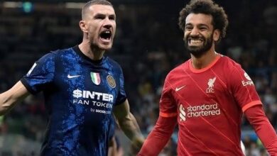 مباراة إنتر ميلان مع ليفربول