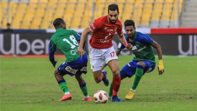 مباراة الأهلي مع المقاصة