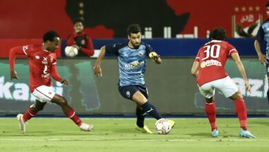 مباراة الأهلي ضد بيراميدز