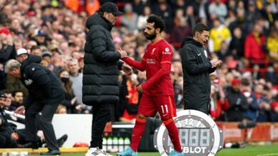 محمد صلاح مع يورجن كلوب