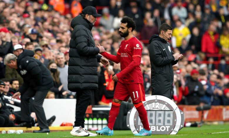 محمد صلاح مع يورجن كلوب